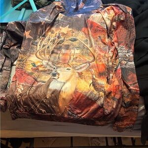 Wildlife Print Hoodie